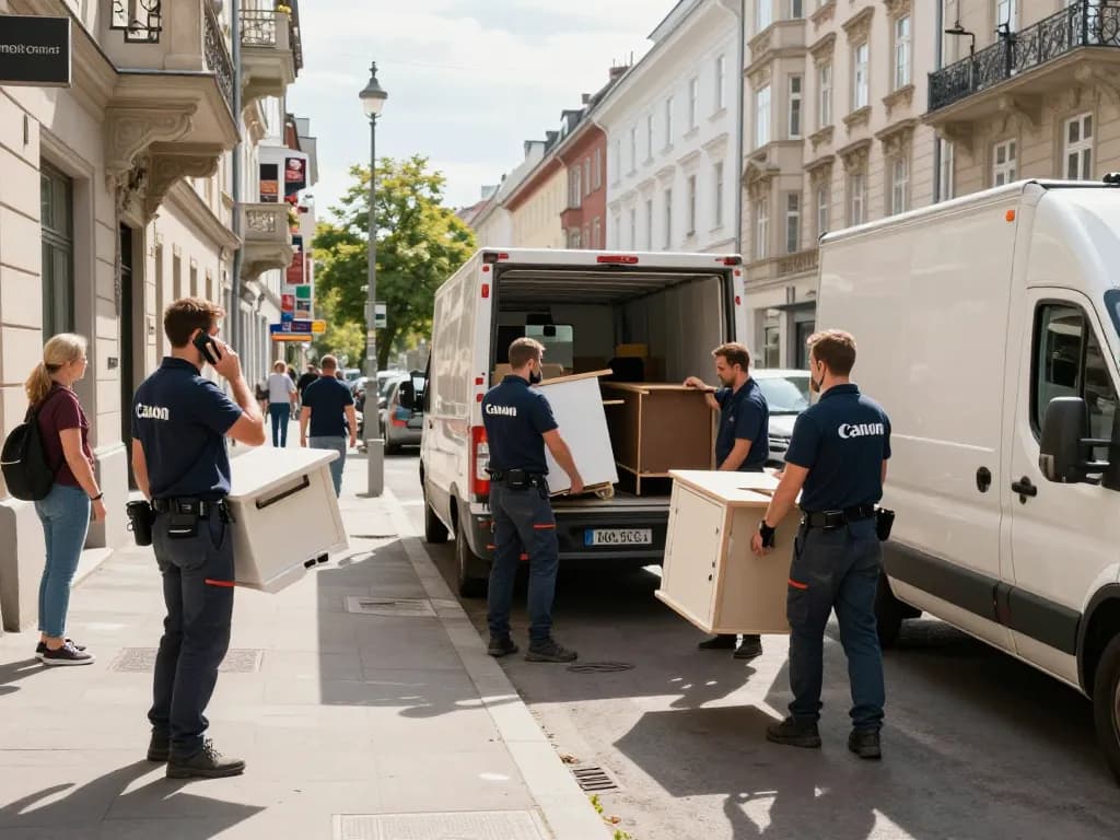 Effiziente Wohnungsräumung Wien durch professionelles Team, das den städtischen Räumungsprozess zeigt.