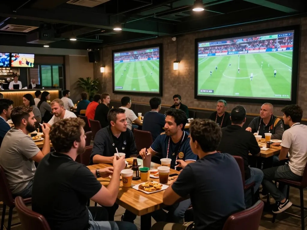 Cakhiatv enhances the sports betting experience with friends at a lively viewing party