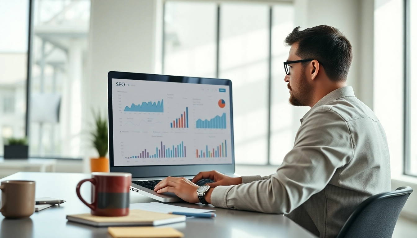 SEO Tipps für die Optimierung Ihrer Website in einem modernen Büroumfeld.