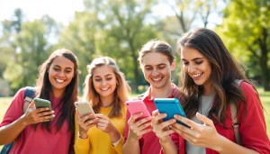 Nutze die besten Wett Apps für spannende Sportwetten in einer fröhlichen Atmosphäre mit Freunden im Park.