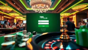 Engaging login interface of 789club for online gambling enthusiasts.