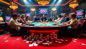 Experience thrill at the casino with 88i đăng nhập featuring vibrant games and players.
